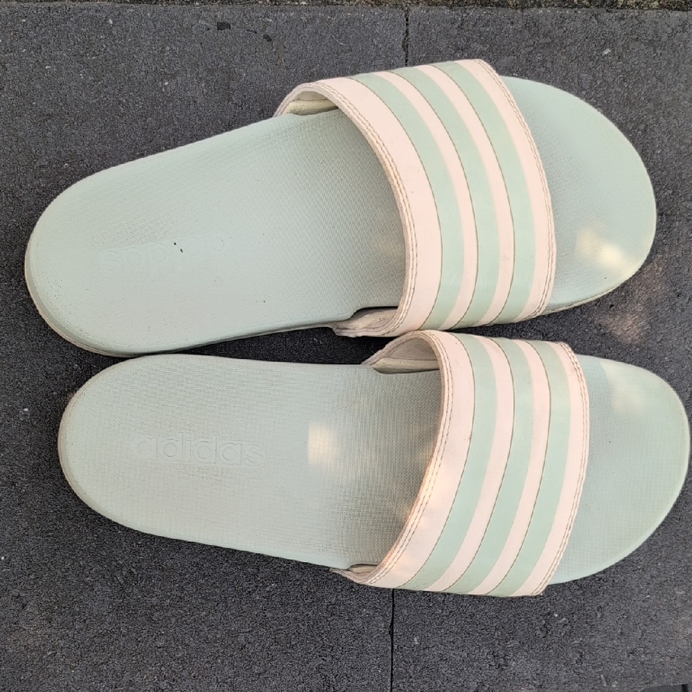 Adidas Women's Light Green Sandals